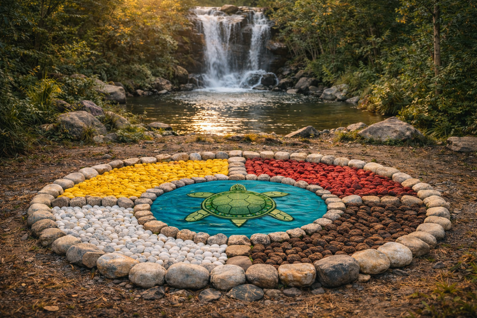 Roue Médecine Naturelle<br />
Natacha GELDRON© Blue Morpho Création®