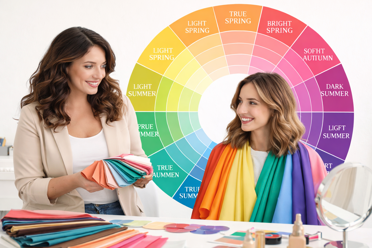 Coaching en image / Colorimétrie Natacha GELDRON© Blue Morpho Création®